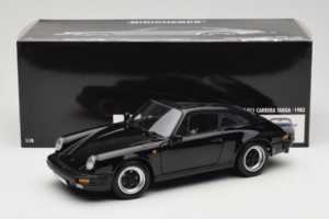 Porsche 911 Carrera 3.2 Black Minichamps 1:18 100063060-R1 Diecast - image 8 of 8