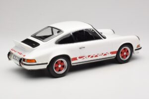 Porsche 911 Carrera RS 2.7 Grand Prix White With Red Norev 1:12 127514 Diecast - image 2 of 6