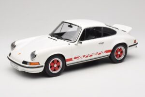 Porsche 911 Carrera RS 2.7 Grand Prix White With Red Norev 1:12 127514 Diecast