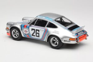Porsche 911 Carrera RSR Group 4 GT #26 Martini Racing H. Muller / G. van Lennep GT Class Winner 1000 km Dijon 1973 Minichamps - image 5 of 6