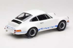 Porsche 911 Carrera RSR Group 4 GT White & Blue 1973 Minichamps 1:18 107065020 Diecast - image 2 of 6