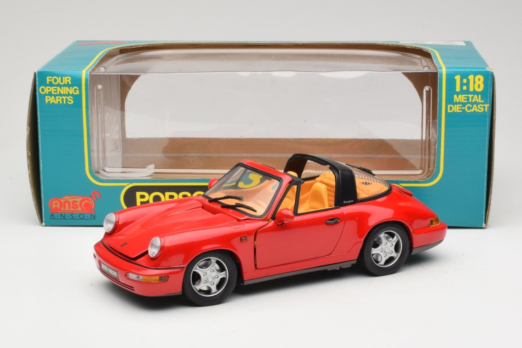 Anson Porsche 911 Carrera Targa Red 1:18