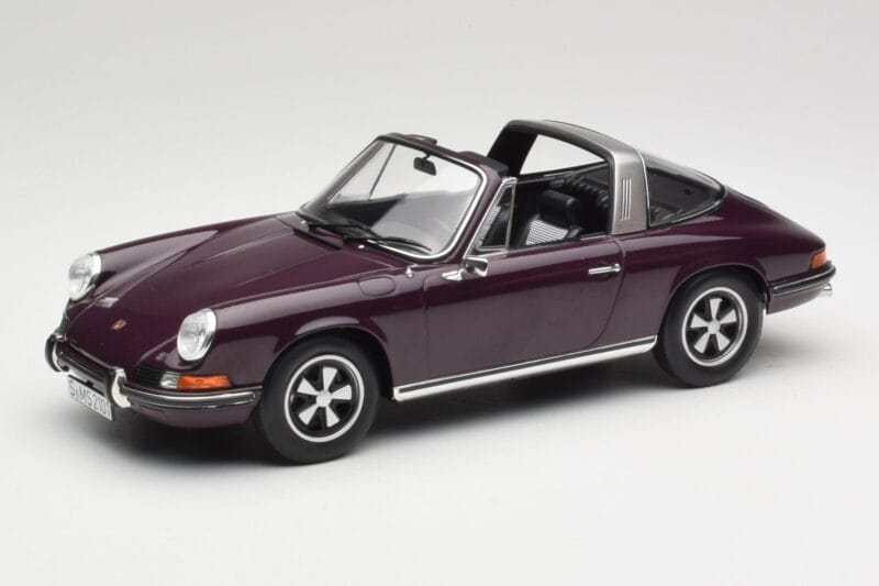 Porsche 911 E Targa Purple Norev 1:18 187644 Diecast
