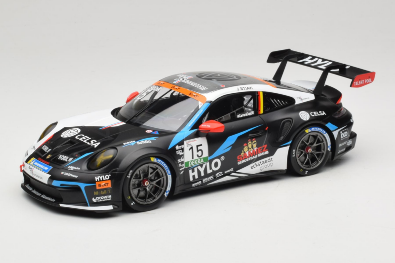 Porsche 911 GT3 Cup 992 #15 J. Stiak Oschersleben GP 2024 IXO 1:18 18RMC220 Diecast