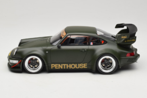 Porsche 911 RWB Penthouse Kaki Green GT Spirit 1:18 GT559 Resin - image 3 of 6