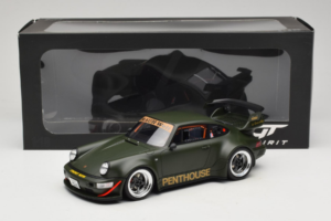Porsche 911 RWB Penthouse Kaki Green GT Spirit 1:18 GT559 Resin - image 6 of 6
