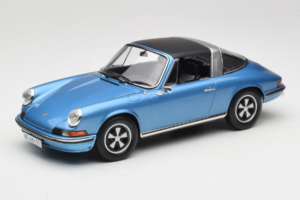 Porsche 911 S Targa Blue Metallic Norev 1:18 187646 Diecast - image 2 of 8