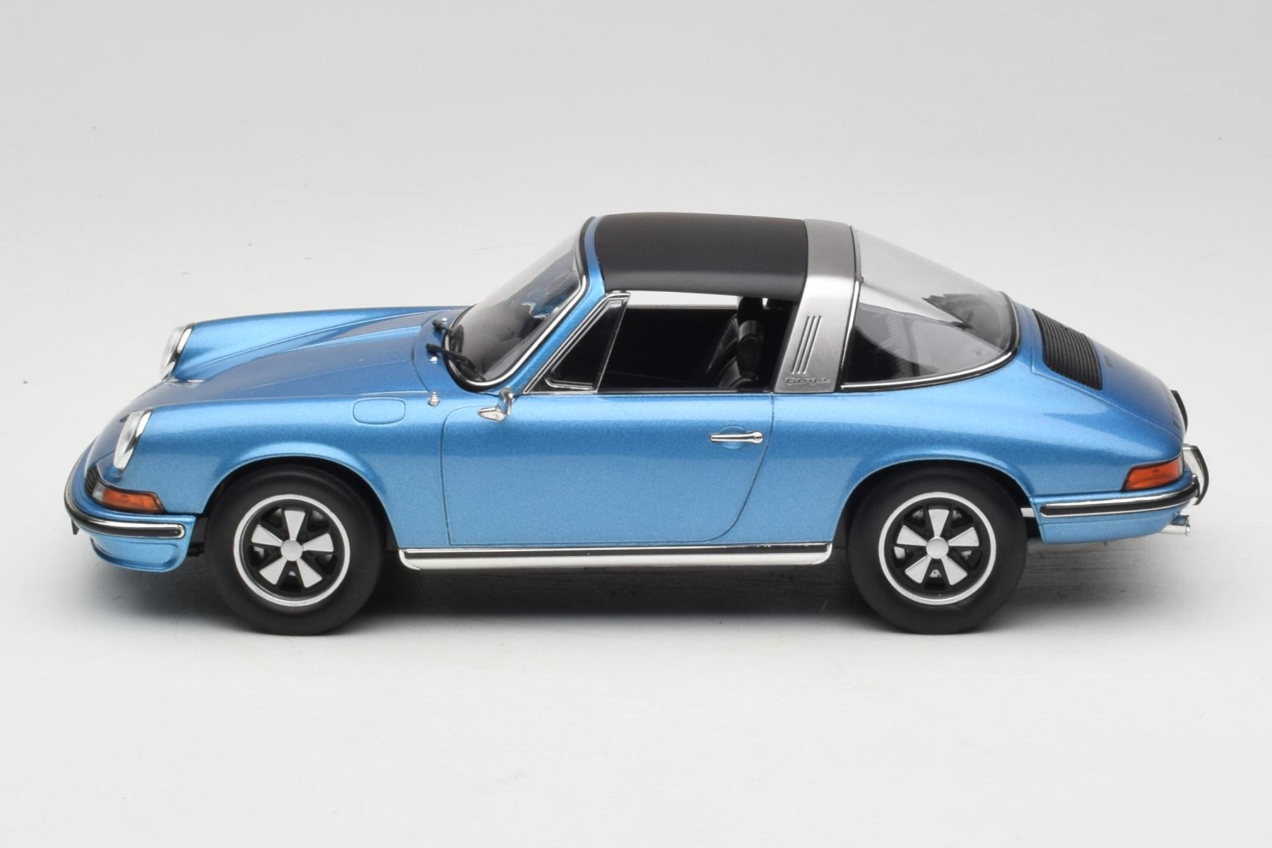 Porsche 911 S Targa Blue Metallic Norev 1:18