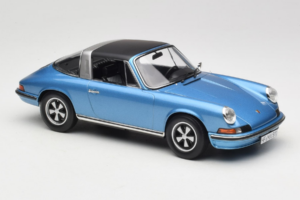 Porsche 911 S Targa Blue Metallic Norev 1:18 187646 Diecast - image 5 of 8