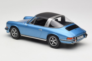 Porsche 911 S Targa Blue Metallic Norev 1:18 187646 Diecast - image 7 of 8