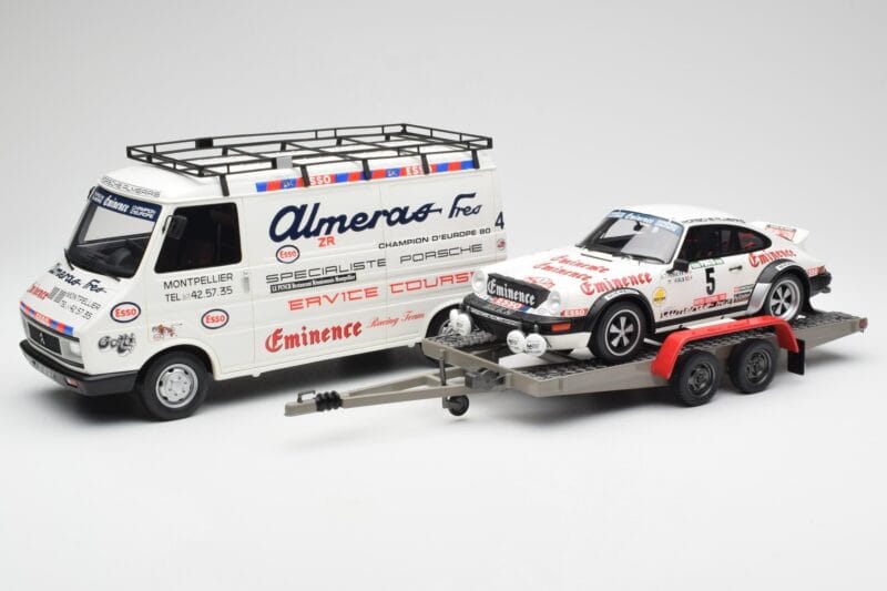 Porsche 911 SC Group 4 Citroen C35 Assistance Rally Portugal 1981 Otto 1:18 OT374 Resin