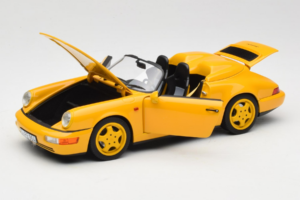 Porsche 911 964 Speedster Speed Yellow Norev 1:18 187130 Diecast - image 2 of 8