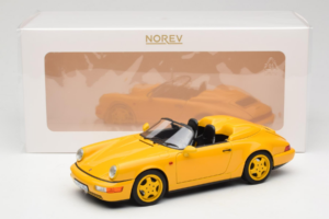 Porsche 911 964 Speedster Speed Yellow Norev 1:18 187130 Diecast - image 8 of 8