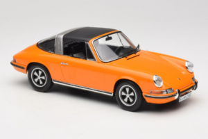 Porsche 911 T Targa Orange Norev 1:18 187220 Diecast - image 6 of 8