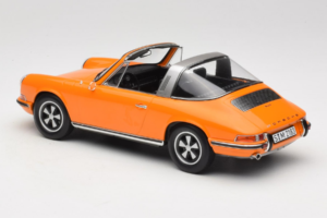 Porsche 911 T Targa Orange Norev 1:18 187220 Diecast - image 7 of 8