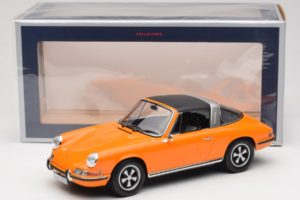 Porsche 911 T Targa Orange Norev 1:18 187220 Diecast - image 8 of 8