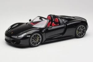 Porsche 918 Spyder Basalt Black Metallic Minichamps 1:18 110062431 Diecast