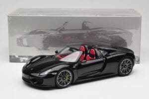 Porsche 918 Spyder Basalt Black Metallic Minichamps 1:18 110062431 Diecast - image 8 of 8