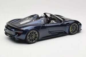 Porsche 918 Spyder Blue Metallic Minichamps 1:18 113062434 Diecast - image 3 of 8