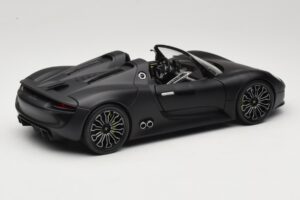 Porsche 918 Spyder Matte Black Minichamps 1:18 110060031 Diecast - image 3 of 8
