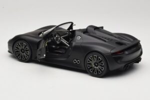 Porsche 918 Spyder Matte Black Minichamps 1:18 110060031 Diecast - image 5 of 8