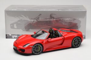 Porsche 918 Spyder Red Minichamps 1:18 110062435 Diecast - image 8 of 8