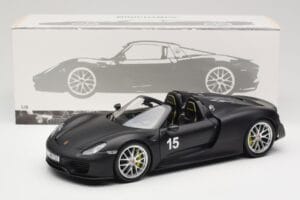 Porsche 918 Spyder Weissach Package Matt Black Minichamps 1:18 110062444 Diecast - image 8 of 8
