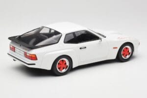 Porsche 924 Carrera GT White & Red Wheels MCG 1:18 MCG18303 Diecast - image 2 of 6