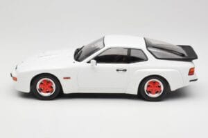 Porsche 924 Carrera GT White & Red Wheels MCG 1:18 MCG18303 Diecast - image 3 of 6
