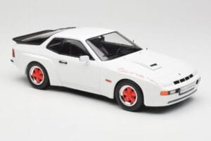 Porsche 924 Carrera GT White & Red Wheels MCG 1:18 MCG18303 Diecast - image 4 of 6