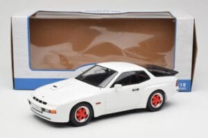 Porsche 924 Carrera GT White & Red Wheels MCG 1:18 MCG18303 Diecast - image 6 of 6