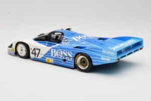 Porsche 956L #47 Hugo Boss V. Merl / H. Grohs / A. Plankenhorn 24 Hours of Le Mans 1984 Minichamps 1:18 183846947 Diecast - image 7 of 8