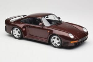 Porsche 959 Dark Red Metallic Minichamps 1:18 155066204 Diecast - image 3 of 6