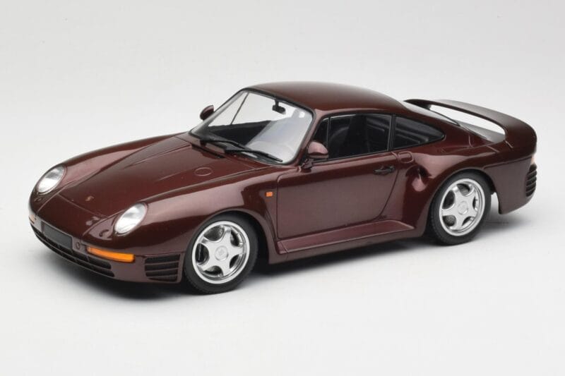 Porsche 959 Dark Red Metallic Minichamps 1:18 155066204 Diecast