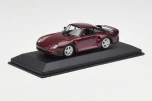 Porsche 959 Dark Red Metallic Minichamps 1:43 400062525 Diecast - image 2 of 4