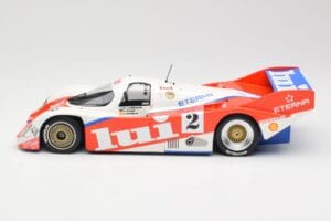 Porsche 962 #2 Brun Motorsport J. Mass / O. Larrauri 1000km Nürburgring 1987 Minichamps 1:18 155876502 Diecast - image 3 of 6