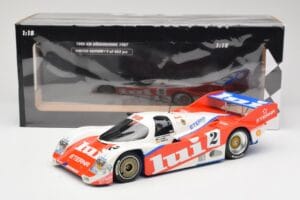 Porsche 962 #2 Brun Motorsport J. Mass / O. Larrauri 1000km Nürburgring 1987 Minichamps 1:18 155876502 Diecast - image 6 of 6