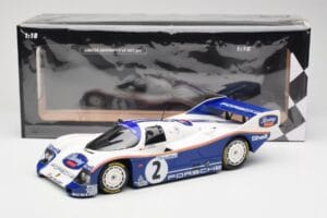 Porsche 962 #2 H-J. Stuck / D. Bell Team Porsche AG Winners 1000km Hockenheim 1985 Minichamps 1:18 155856502 Diecast - image 6 of 6