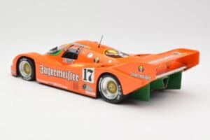 Porsche 962C #17 Jägermeister T. Boutsen / F. Jelinski 1000km Spa 1986 Minichamps 1:18 155866517 Diecast - image 5 of 6