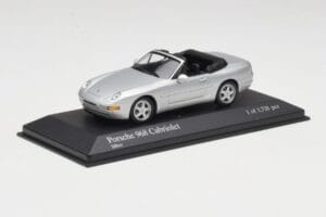 Porsche 968 Silver Minichamps 1:43 400062332 Diecast - image 2 of 4