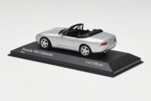 Porsche 968 Silver Minichamps 1:43 400062332 Diecast - image 3 of 4