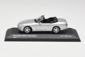 Porsche 968 Silver Minichamps 1:43 400062332 Diecast