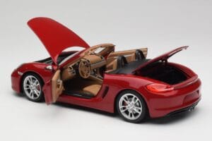 Porsche Boxster 981 S Guards Red Minichamps 1:18 110062031 Diecast - image 5 of 8