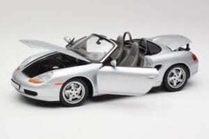 Porsche Boxster 986 Cabriolet Arctic Silver Metallic UT Models 1:18 27852 Diecast - image 2 of 8