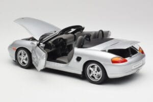 Porsche Boxster 986 Cabriolet Arctic Silver Metallic UT Models 1:18 27852 Diecast - image 5 of 8