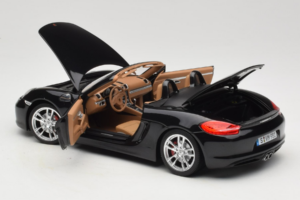 Porsche Boxster S 981 Basalt Black Minichamps 1:18 WAP0210160C Diecast - image 5 of 8