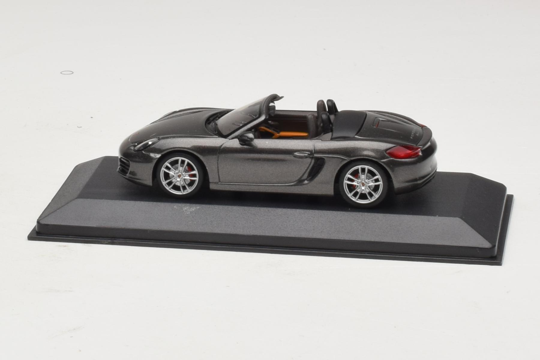 ミニチャンプス　ポルシェ ボクスター S 1/43 ミニカー グレー Minichamps Porsche Boxster 981 S 1:43 Grey