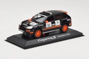 Porsche Cayenne 955 S Transsyberia #10 Black Orange 2008 Minichamps 1:43 WAP02001819 Diecast - image 2 of 4