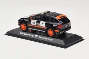 Porsche Cayenne 955 S Transsyberia #10 Black Orange 2008 Minichamps 1:43 WAP02001819 Diecast - image 3 of 4