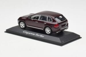 Porsche Cayenne 955 Turbo Dark Red Minichamps 1:43 WAPC2000113 Diecast - image 3 of 4
